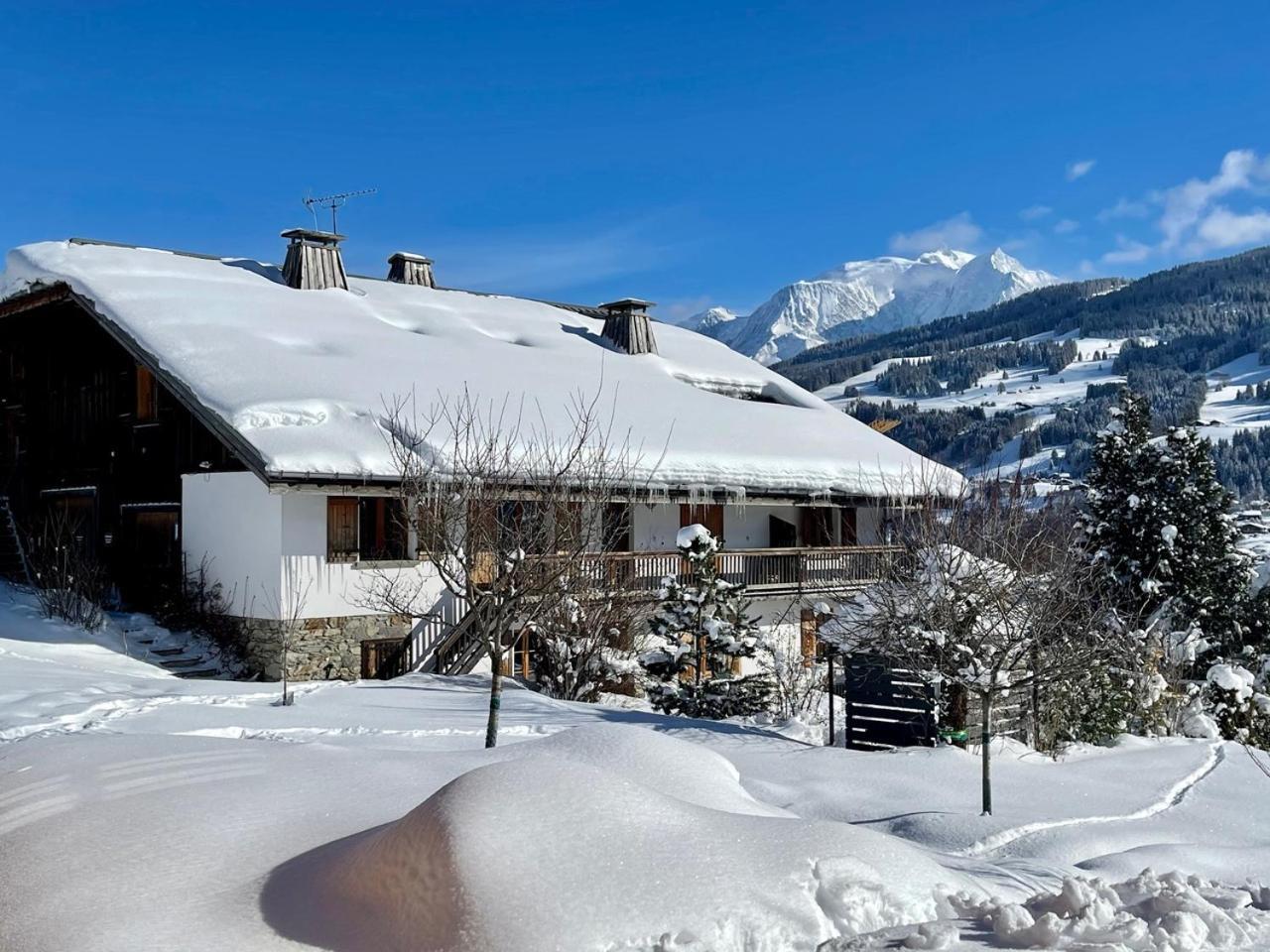 Chalet A Megeve-Vauvray - Grands Appartements , Vue Mont Blanc Demi-Quartier Екстериор снимка