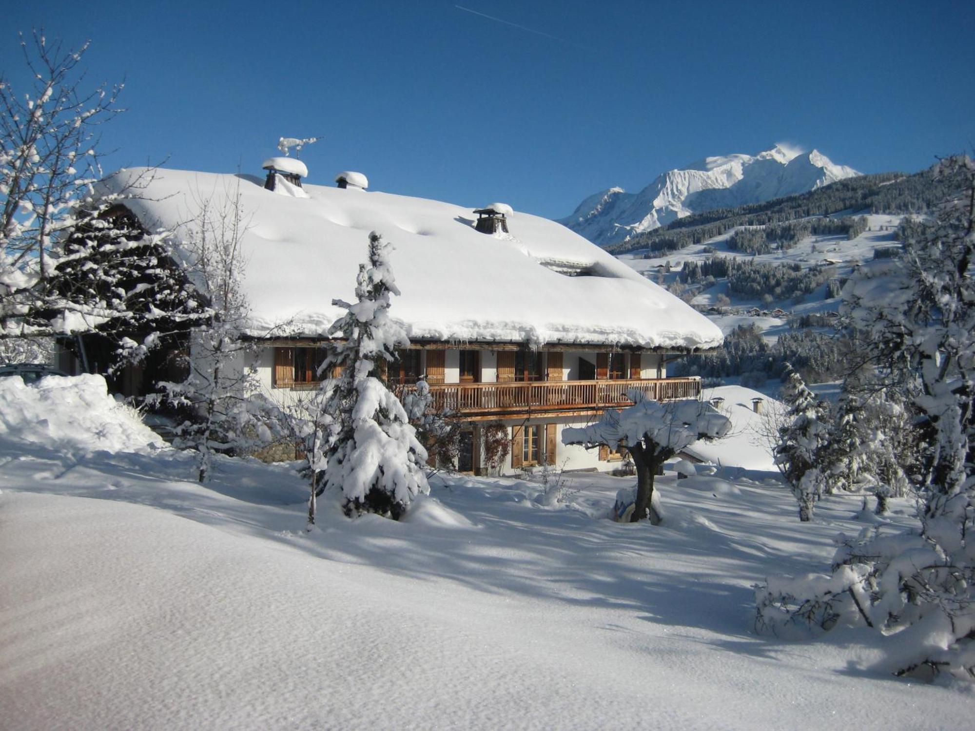 Chalet A Megeve-Vauvray - Grands Appartements , Vue Mont Blanc Demi-Quartier Екстериор снимка